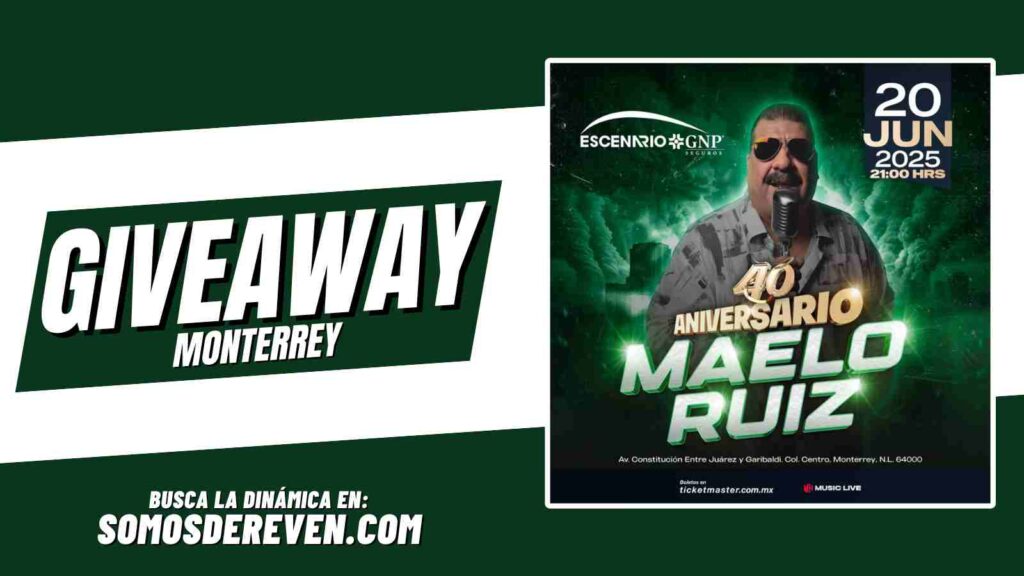 MAELO RUIZ GIVEAWAY EN ESCENARIO GNP SEGUROS 2025