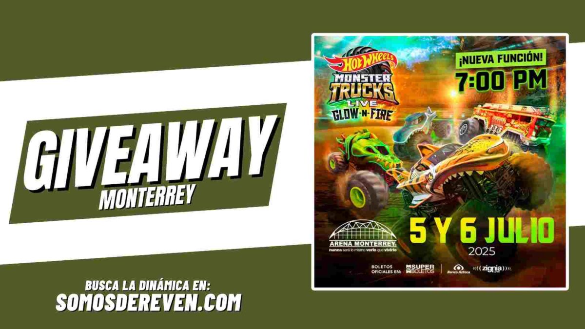 HOT WHEELS MONSTER TRUCKS GIVEAWAY EN ARENA MONTERREY 2025