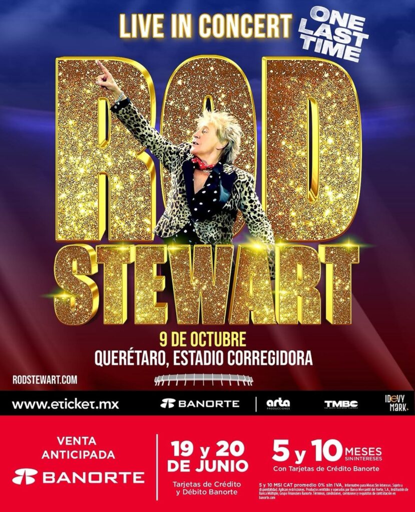ROD STEWART EN QUERÉTARO 2025 ESTADIO CORREGIDORA