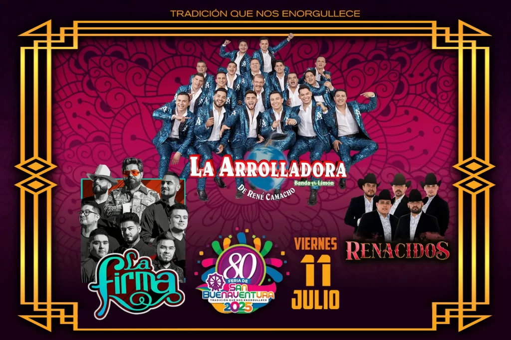 LA ARROLLADORA BANDA EL LIMÓN Y LA FIRMA EN FERIA SAN BUENAVENTURA 2025 COAHUILA