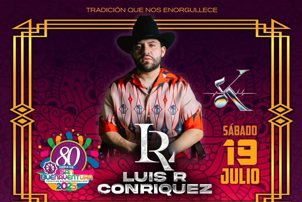 LUIS R CONRIQUEZ EN FERIA SAN BUENAVENTURA 2025 COAHUILA