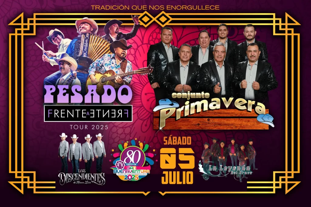 PESADO Y CONJUNTO PRIMAVERA EN FERIA SAN BUENAVENTURA 2025 COAHUILA