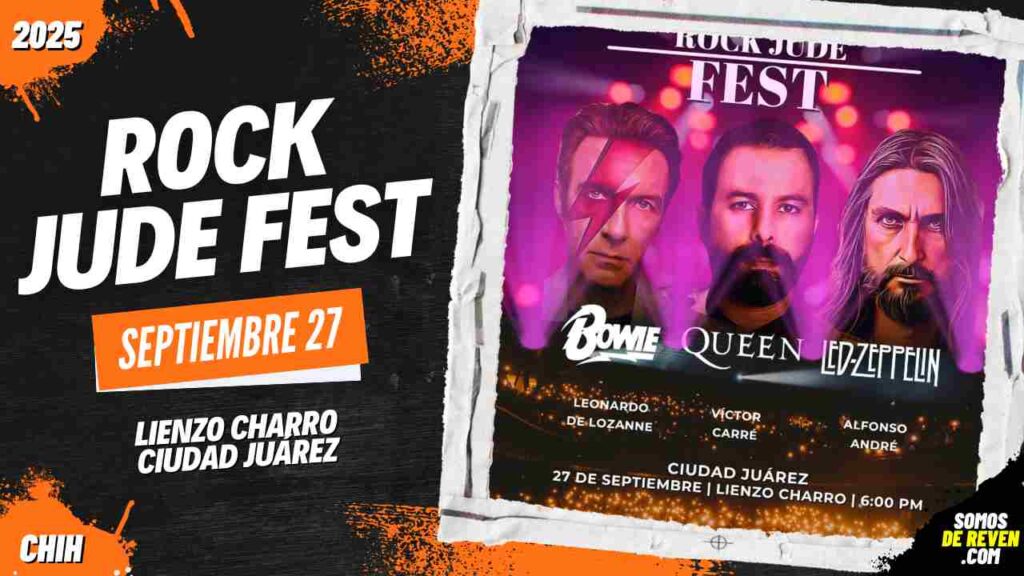 ROCK JUDE FEST EN CIUDAD JUÁREZ 2025 LIENZO CHARRO