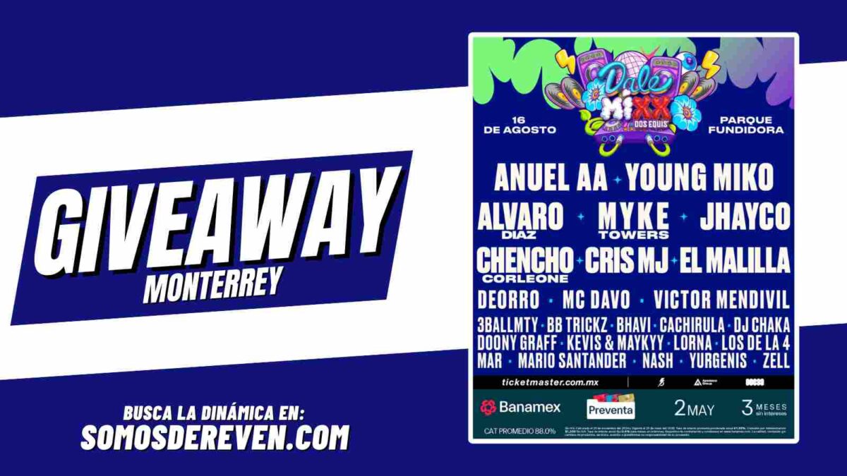 DALE MIXX DOS EQUIS GIVEAWAY EN PARQUE FUNDIDORA 2025