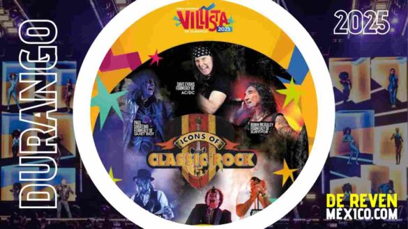 ICONS OF CLASSIC ROCK DURANGO 2025 FERIA NACIONAL VILLISTA DE DURANGO BOLETOS PRECIOS