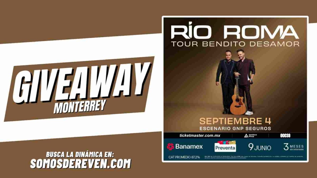 RÍO ROMA GIVEAWAY EN ESCENARIO GNP SEGUROS 2025
