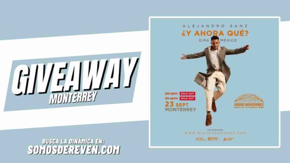 ALEJANDRO SANZ GIVEAWAY EN ARENA MONTERREY 2025