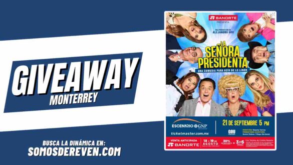 LA SEÑORA PRESIDENTA GIVEAWAY EN ESCENARIO GNP SEGUROS 2025