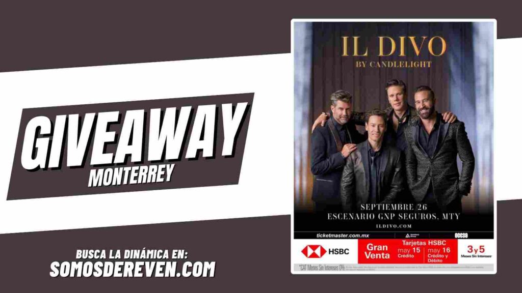 IL DIVO GIVEAWAY EN ESCENARIO GNP SEGUROS 2025