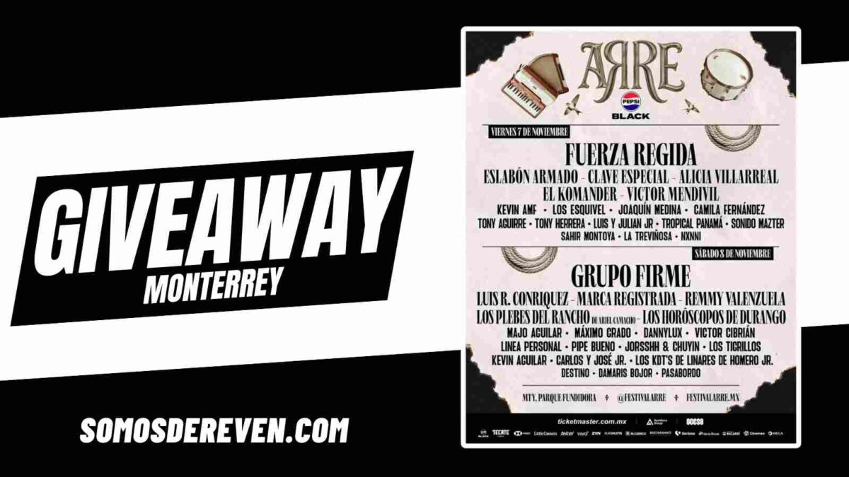 ARRE PEPSI BLACK GIVEAWAY EN PARQUE FUNDIDORA 2025