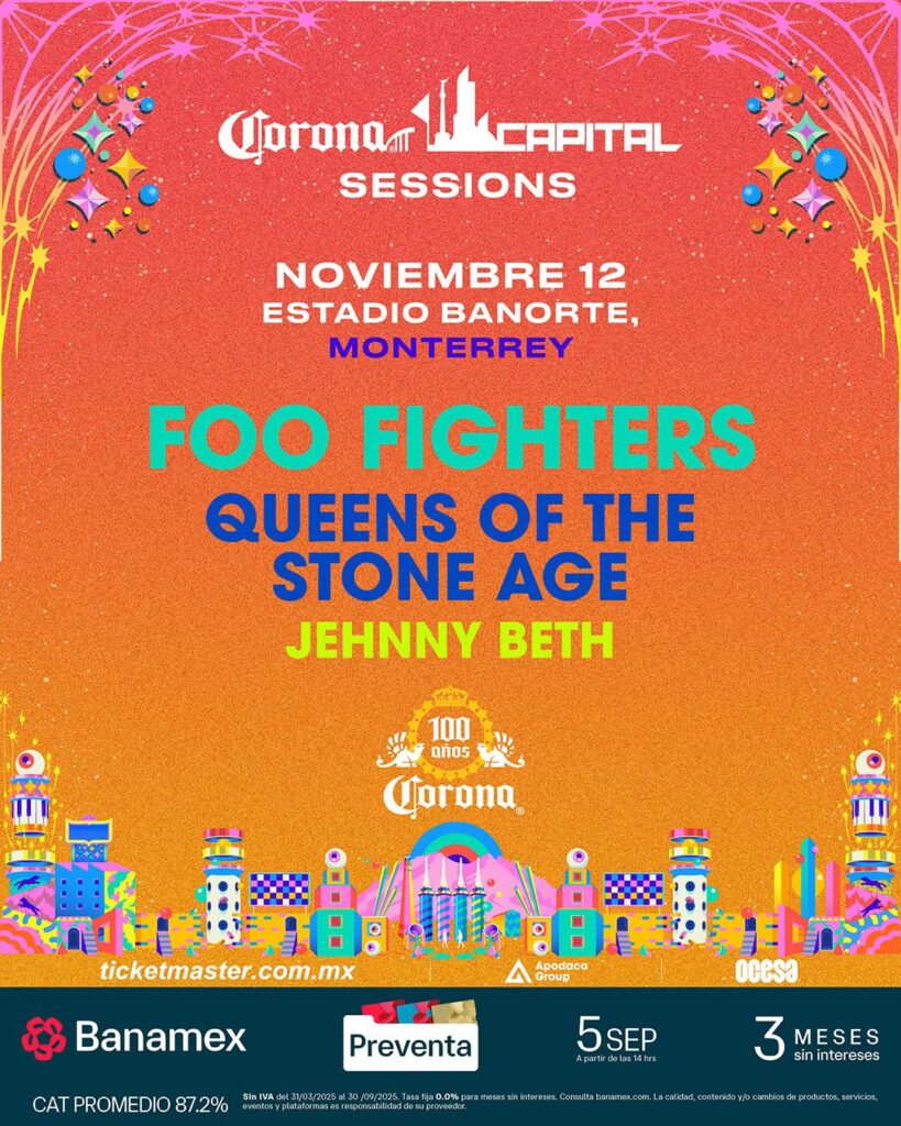 CORONA CAPITAL SESSIONS MONTERREY GIVEAWAY EN ESTADIO BANORTE 2025